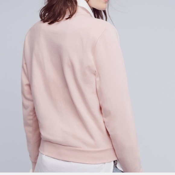 Anthropologie Postmark Tomorrow Embroidered Sequence Beaded Mock Neck Sweater - Picture 5 of 10